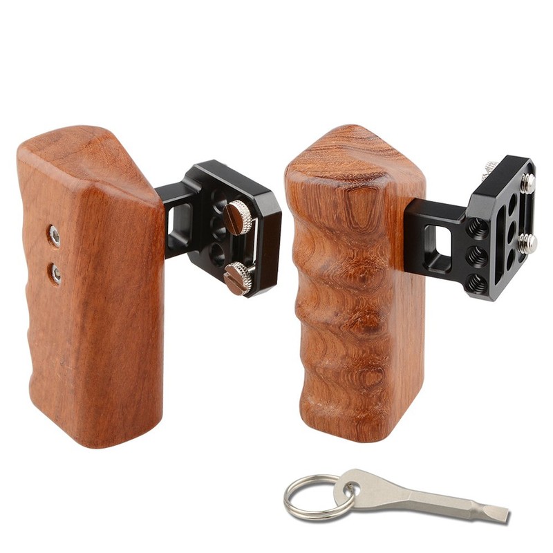 CAMVATE Wooden Grips for Panasonic Camera GH Series (1 Pair)