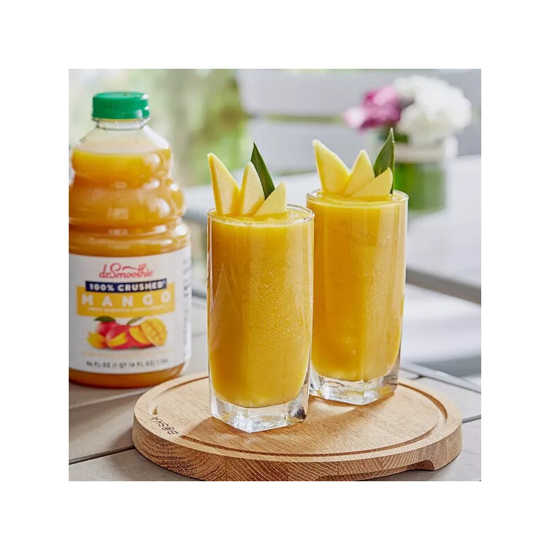 FixtureDisplays Dr. Smoothie 100% Crushed Mango Fruit Smoothie Mix 46