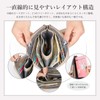 imeetu Mini Wallet, Thin, L-Shaped Zipper, Genuine Leather, Large Capacity,