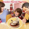 Wooden Marble Machine Wooden Marble Perpetual Motion Ball Desk Toy