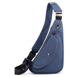 Brusttasche Herren Sling Bag Umhängetasche Herren Schultertasche Herrentasche Zum Umhängen Wasserdicht Crossbody Bag Nylon Handytasche Männer Tasche für Tägliches Wandern Reise