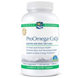 Nordic Naturals Proomega Coq10 - Fish Oil, 650 Mg Epa, 450 Mg Dha, 100 Mg Coq10, 60 Count