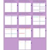 GoGirl Budget Book – Undated Colorful Monthly Financial Planner Organizer.