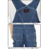 FiveBrother Enzyme Washed Denim Bib Overalls, 34W x 34L