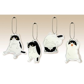 Sinada Global Mochi Neko Acrylic Key Chain Fight MNAK-0068F