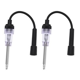 2Pcs Automotive Spark Plug Firing Tester, Inline Ignition Coil Tester for Lawn Mower, Motorbike and Small Engine Vehicles