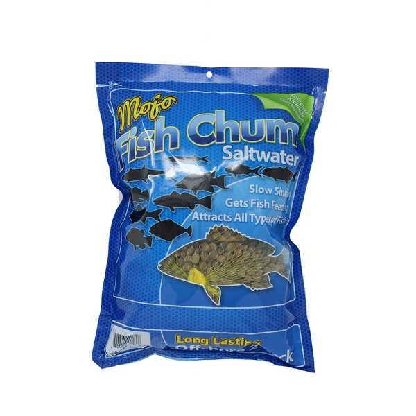 Fish Chum Mojo Dry Offshore Saltwater Fish Chum Aquatic Nutrition 2 lb, Brown, Medium Pellet (Mojodry2)