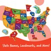 Learning Resources Magnetic U.S. Map Puzzle - Educational Map of