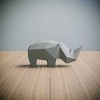 Yona DIY, Small Rhino Papercraft Kit, Small Rhino Paper Model,
