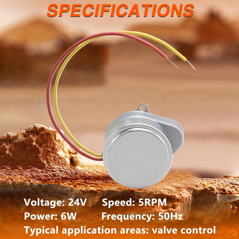 Zone Valve Control Synchron Motor 24V 50HZ 5RPM Compatible with