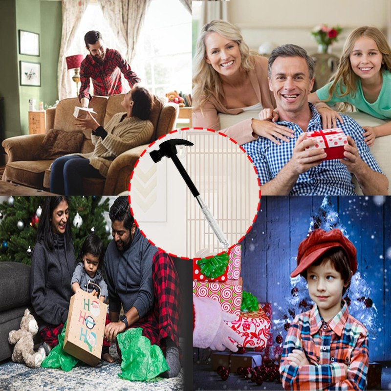 Small Hammer 6 in 1 Metal Hammer & Screwdriver, Multitool