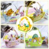 Pack of 12 Easter Baskets Craft Paper, Easter Basket Craft