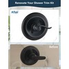 DLymtrx Replacement for Delta 13/14 Series BT14096 Trim Kit, Shower