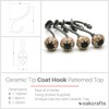 Oakcrafts - Hand Finished Shabby Chic Cast Iron Coat Hooks