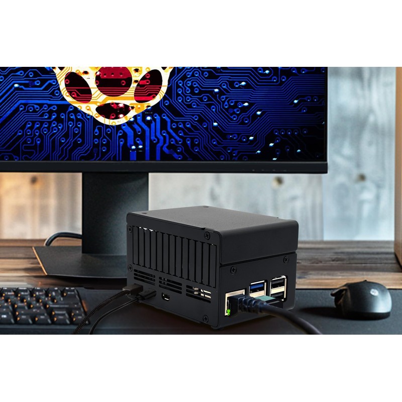 KKSB Cases Case for Raspberry Pi 5 with Space for