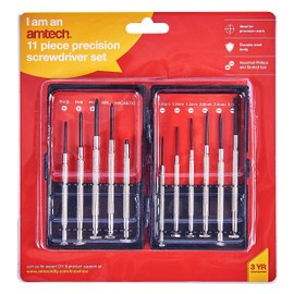 Amtech L0500 11 Piece Precision Screwdriver Set