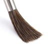 Wooden Coffee Grinder Cleaning Brush, Beech Handle with Faux Bristles,