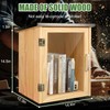 HAFTKD Outdoor Library Book Box Storage Small Wood Cabinet Little