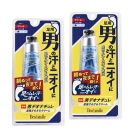 Deonature Men's Toe Smooth Cream, For Feet, Direct Nourishing Antiperspirant, Cream, Single Item, 1.1 oz (30 g) (x 2)