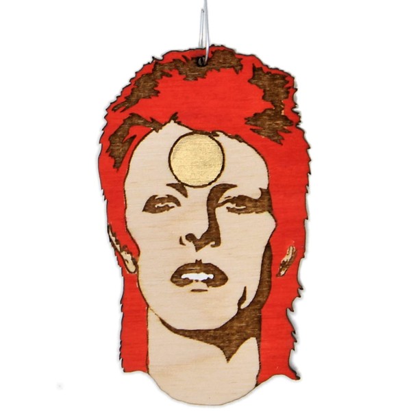 Rockstar Christmas Ornament | Ziggy Holiday Gift | Starman Rear