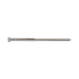 Conquest 5/16" x 7" Lag Bolts, 18-8 Stainless Steel, Coarse Threads Hex Head, Corrosion-Resistant for Outdoor, Wood, and Structural Projects (10 Pack)