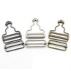 SUPVOX 4pcs Overall Buckles Suspenders Replacement Buckle with Rectangle Buckle