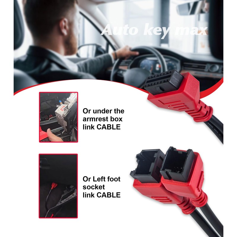 AUTO KEY MAX Bypass Cable Adaptor for Chr-ysler Dodge Jeep
