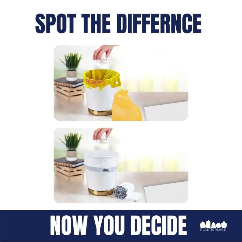 Plasticplace Trash Bags Compatible with simplehuman Code C (200 Count)