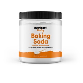Nutricost Pantry Baking Soda (1 LB) - For Baking, Cleaning, Deodorizing, and More