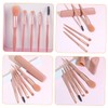 OATIPHO 5pcs Foundation Brush Set Portable Makeup Brushes for Teens