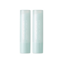 Nature Republic Peppermint Lip Balm Moisturizing Essential Lip Balm 4.2g 2pcs / 네이처리퍼블릭 페퍼민트 립밤 보습 에센셜 립밤 4.2g 2개