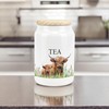 Purely Home Highland Cow Ceramic Coffee Storage Canister - Mum