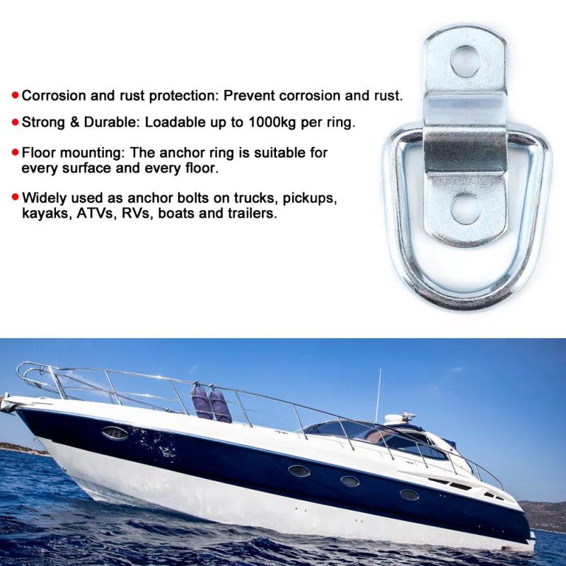 Maxhanest Car For 8Pcs Tie Down D Ring Load Anchor