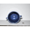 Unbranded Ceramic Planter Pot Blue Glazed With Handles