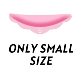 Small Lash Lift Rods - 50 Pieces XS Silicone Pads Eyelash Shields for Perm Curls Kits- DIY Eyelash Lifting Tools For Balm Lifter Roller Sticky Curler - Only Small Size(Pink)