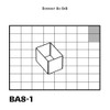 Insert Box, size 79x55 mm, Type BA8-1, 8 pc