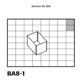Insert Box, size 79x55 mm, Type BA8-1, 8 pc