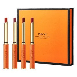 Set De Pintalabios Mate Baxi Harmer Luxury De 4 Piezas,
