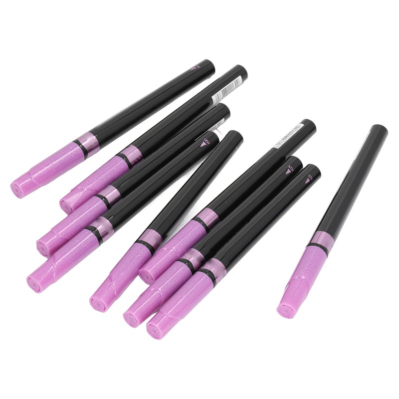 10 Pcs Paint Markers Purple Metal Texture Waterproof Glass Marker