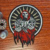Unbranded Grim Reaper Patch Guns Pistols Biker Punk Goth Embroidered