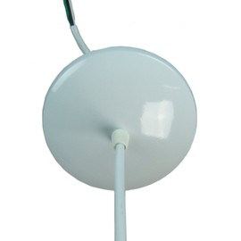 Canopy Kit White - Convert Your Plug in Swag to a hardwire Pendant Light