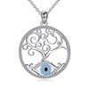 LWQQWL Tree of Life Necklace 925 Sterling Silver Tree of