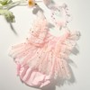 Newborn Photography Outfits Girl Baby Photography Props Lace Romper Headband