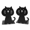 Cat Bookends, Cute and Thickening Metal, Sturdy Durable, Book Organizer