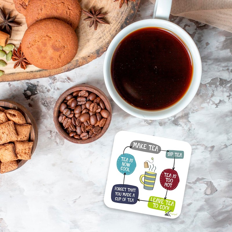CS894 Tea Logic Novelty Funny Coffee Tea Drink Gift Glossy