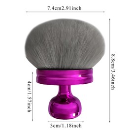 MUNSKT Large Kabuki Tanning Brush, Wide Head Body Makeup Brush, Self Tanning Applicator for Back, Sun Protection, Applicator for Sun Protection,Foundation, Blush