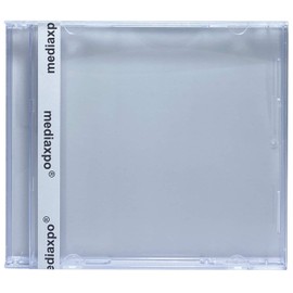 mediaxpo 10 Standard CD Jewel Case (Carton Only, NO Trays)
