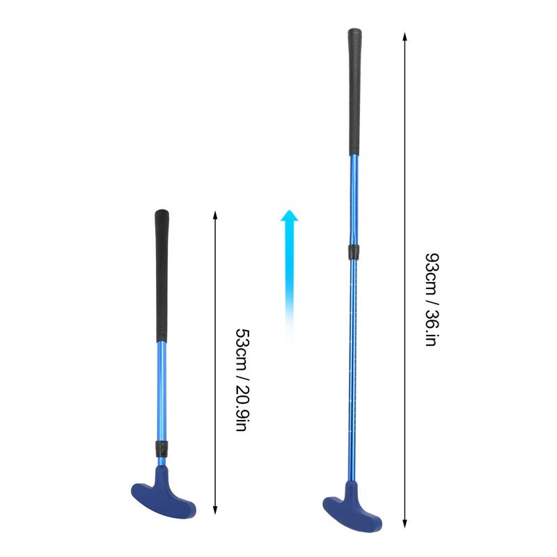 Golf Putter Retractable Adjustable Double Sides Golf Tool with Scale