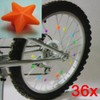 Land-Haus-Shop Spoke Clip Stars Set of 36 Assorted Colours 36