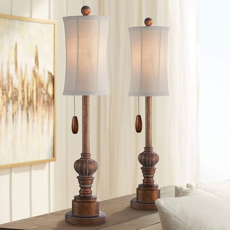 Vinaco Wooden Ceiling Fan Pull Chain Set, Decorative Fan Pull